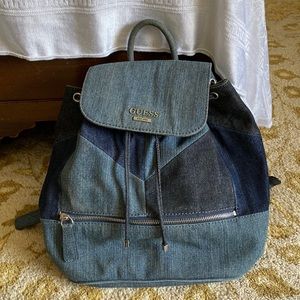 Guess denim stylish backpack